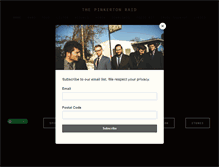 Tablet Screenshot of pinkertonraid.com
